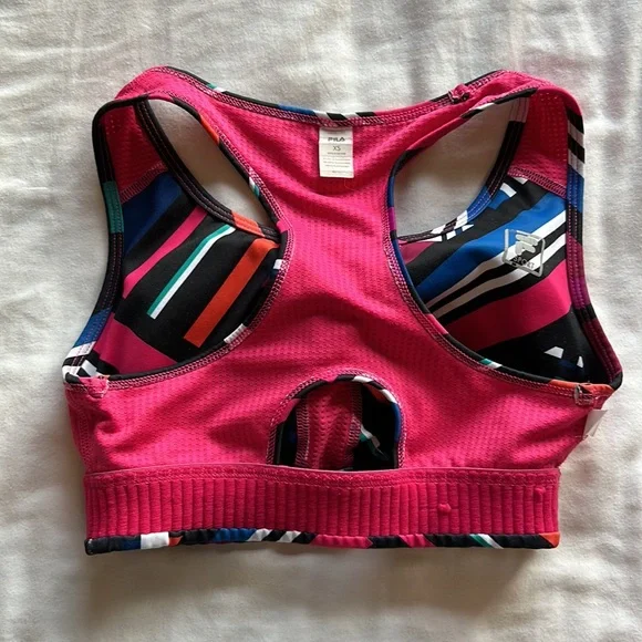 Fila Performance Padded Racerback Sports Bra Size XS - Picture 8 of 10